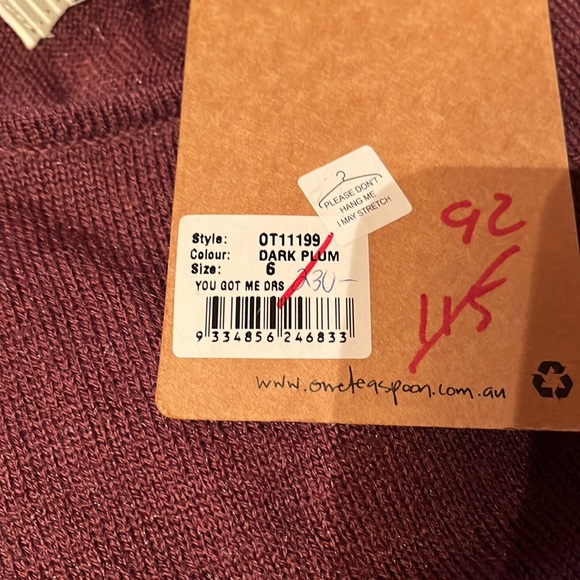 Brand new size 6 “one teaspoon” tanks dress with gorgeous feather detail. - Picture 3 of 4